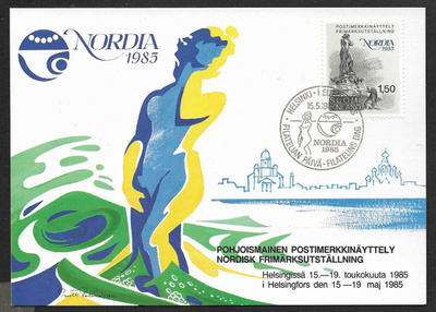 Nordia 1985 FDC (LAPE 957)