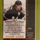 Teemu Selänne 2024 Leaf In The Game Used - pikkukuva 2