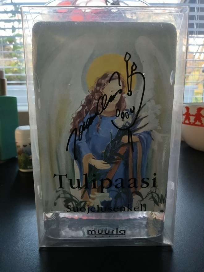 Muurla Tulipaasi Suojelusenkeli tuikkualusta