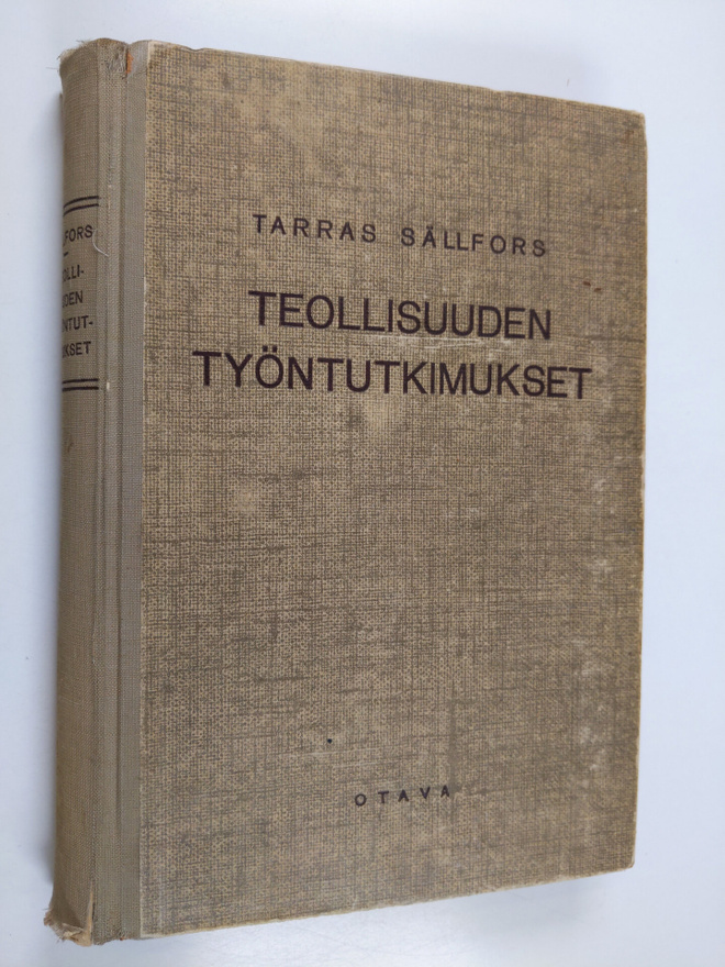 C. Tarras Sällfors : Teollisuuden työntutkimukset