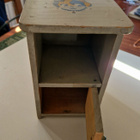 Kissa pieni hieno vintage puinen kaappi - pikkukuva 4