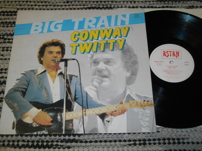 CONWAY TWITTY - Big Train - LP 1984 rockabilly MINT-