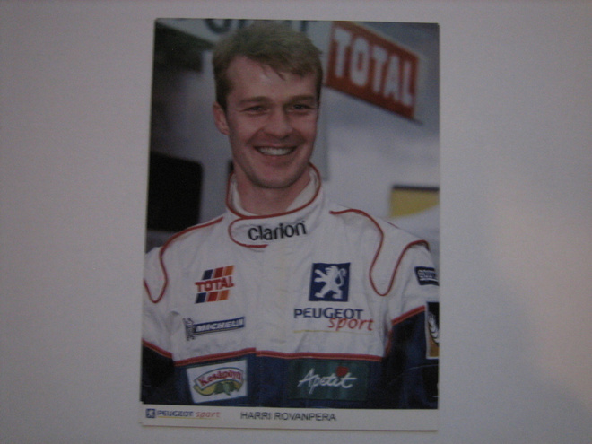 Peugeot pressfoto  2 A: Peugeot 206  WRC -  Harri Rovanperä