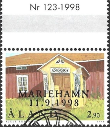 Åland 1998 Kuisteja 2,90 mk välilöpari numero EPL LaPe 147
