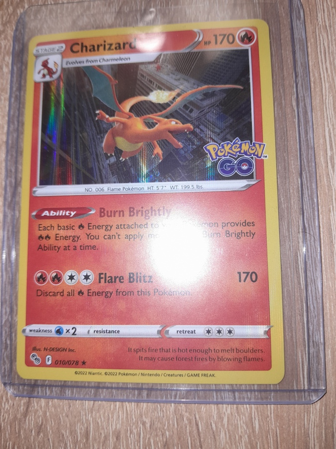 Charizard (PGO 010) (HOLOGRAPHIC RARE) card