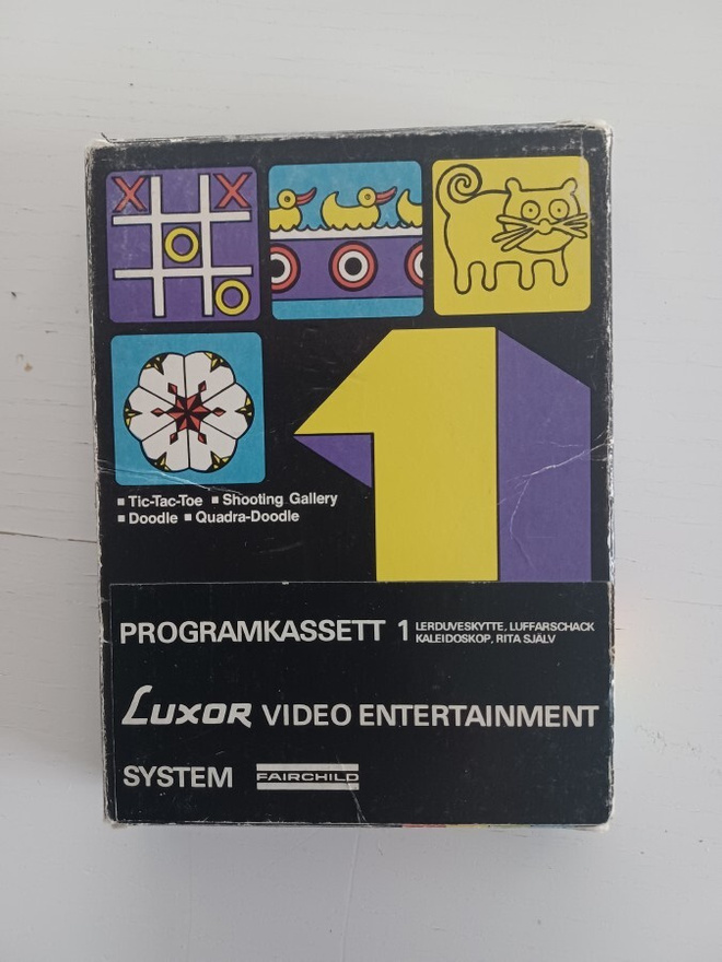 Fairchild Channel F -  Videocart 1 ( CIB )