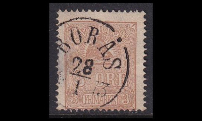 Ruotsi 14_II o Makaava leijona 3 öre Borås 28.1.1873 (1862