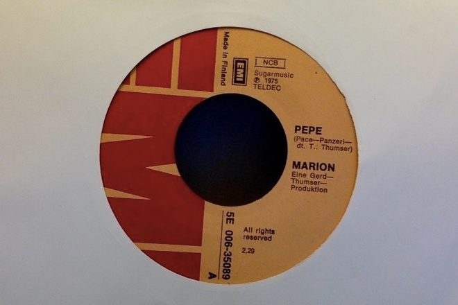 MARION..::.. PEPE..::.. VINYYLI  SINGLE  7"  ..  FIN-1975