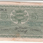 5 mk 1922 litt A i0928314 kallio-the vaikea allekirjoitus - pikkukuva 1