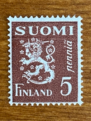 LEIJONAMALLI 1930 5PENNIÄ**