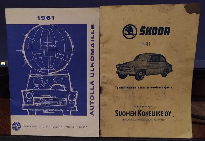 Skoda teknillinen selostus ja huolto-ohjeita