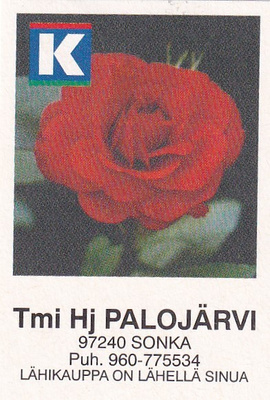 Sonka, Tmi Hj Palojärvi , Kesko  , 7/12