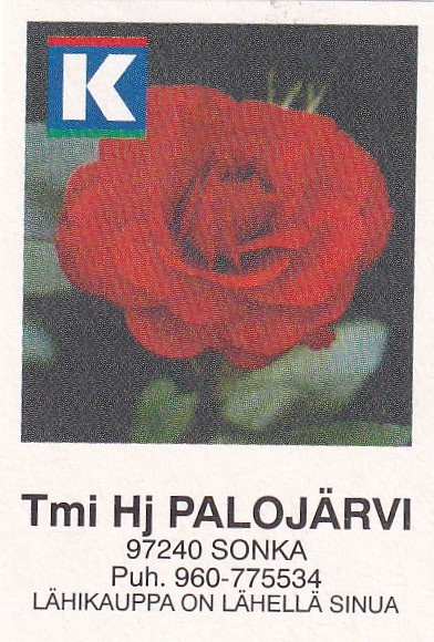 Sonka, Tmi Hj Palojärvi , Kesko  , 7/12