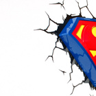 SUPERMAN S-SHIELD 3D DECO LIGHT (29 643) lamppu,lights up le - pikkukuva 2