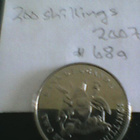 Uganda 200 shillings 2007, km#68a - pikkukuva 1