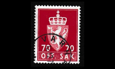 Norja 92 o Virkamerkki 70 öre (1969)