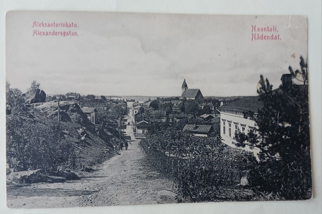 Naantali, Aleksanterinkatu, vanha mv pk, ei p.