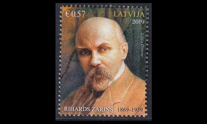 Latvia 1077 ** Graafikko Rihards Zari?š (2019)
