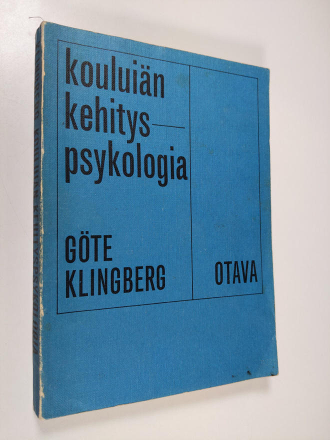 Göte Klingberg : Kouluiän kehityspsykologia