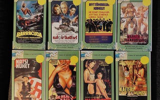 8 kpl erä VHS Pikkukoppia