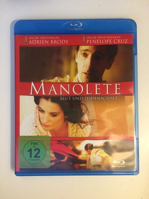 Manolete (Blu-ray) Adrien Brody ja Penélope Cruz (2008)