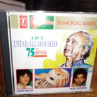 CD :  A GIFT TO USTAD ALLAH RAKHA 75TH BIRTHDAY - pikkukuva 1
