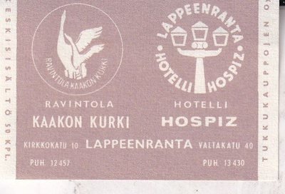 Lappeenranta, Hotelli Hospiz, s98