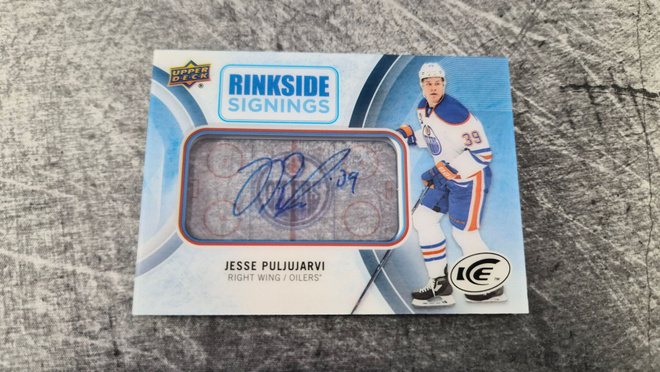 Jesse Puljujärvi 2016-17 Ice Rinkside Signings Auto