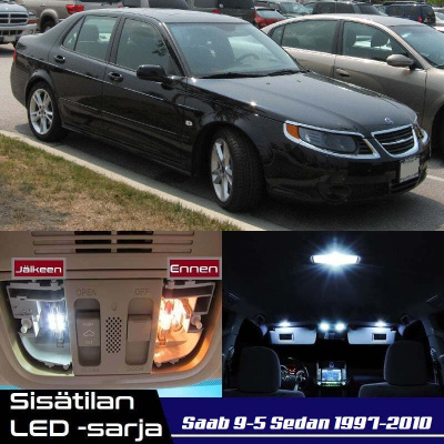 Saab 9-5 (YS3E) Sisätilan LED-sarja 23-osainen