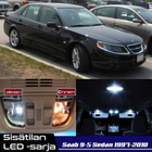 Saab 9-5 (YS3E) Sisätilan LED-sarja 23-osainen - pikkukuva 1