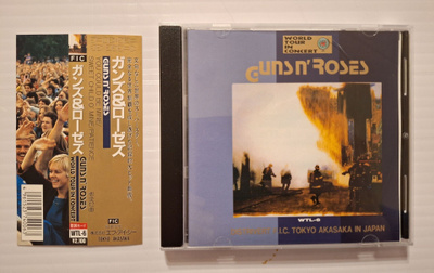 Guns N' Roses – World Tour In Concert Japanilainen CD OBI