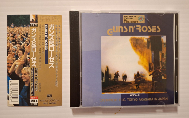 Guns N' Roses – World Tour In Concert Japanilainen CD OBI