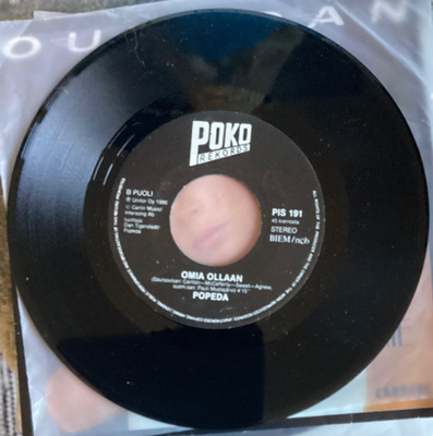 7" single Popeda   Eläinten vallankumous/Omia ollaan