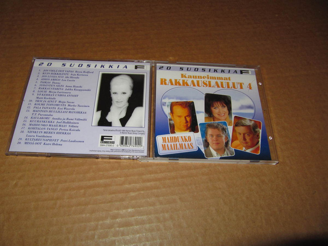 Kauneimmat Rakkauslaulut 4 CD Mahdunko maailmaas v.1999