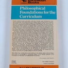 Allen Brent : Philosophical foundations for the curriculum - pikkukuva 2