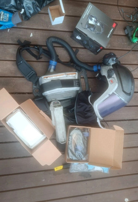 Versaflo moottorisuodatinmaski + radiopeltorit