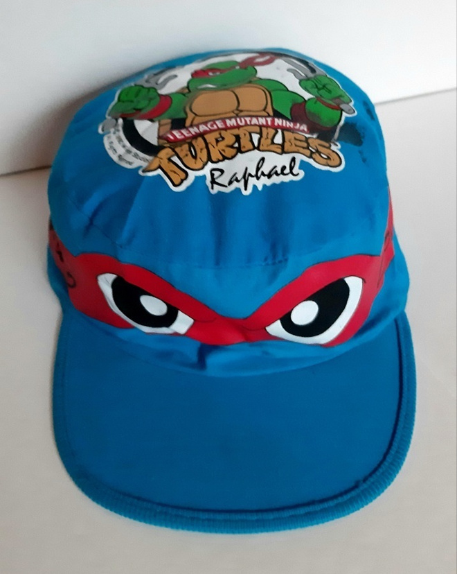 Turtles Leonardo lasten lippahattu 1990-luvulta hieno