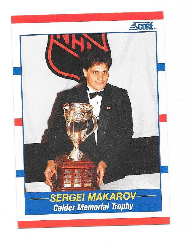 1990-91 Score #362 Sergei Makarov Calgary Flames