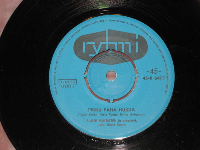 7" RAGNI MALMSTEN - Tiku ja Taku - single 1961 EX