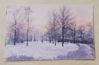 Helsinki, näkymä Kaivopuistoon talvella, p. 1912