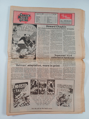 Comic buyer's guide #821 august 11. 1989