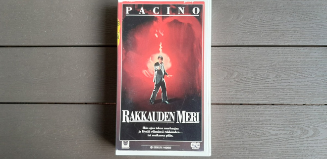 VHS: Rakkauden Meri / Sea Of Love (Al Pacino 1989)