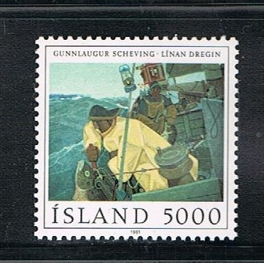 Islanti 1981 - Maalaus Scheving  ++