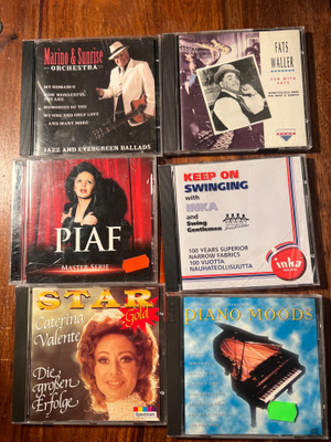 Cd-levyjä 62 kpl. Jazzia, soulia yms.