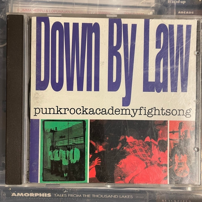 DOWN BY THE LAW - Punkrockacademyfightsong cd  Punk