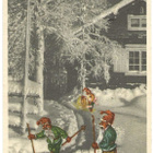 Tub Joulumerkki 1954 Joulupukki II joulukortilla - pikkukuva 2