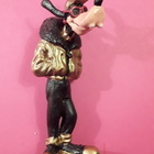 VINTAGE RINTAKORU. DISNEY. BULLY. Hand painted. Hessu Hopo - pikkukuva 1