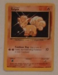 POKEMON KORTTI VULPIX , VANHA