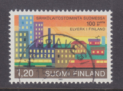 1982 Sähkölaitos llo leimalla