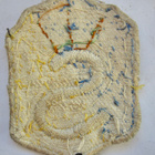 Hihamerkki Kilpi Suojeluskunta Helsinki Upseeri Silkkiä? - pikkukuva 2